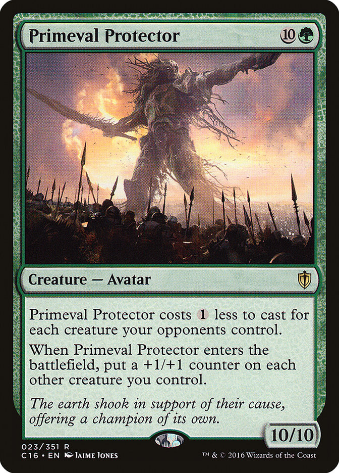 Magic the Gathering Card - Primeval Protector - MTG Circle