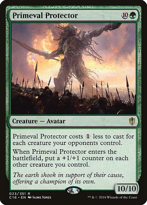 Magic the Gathering Card - Primeval Protector - MTG Circle