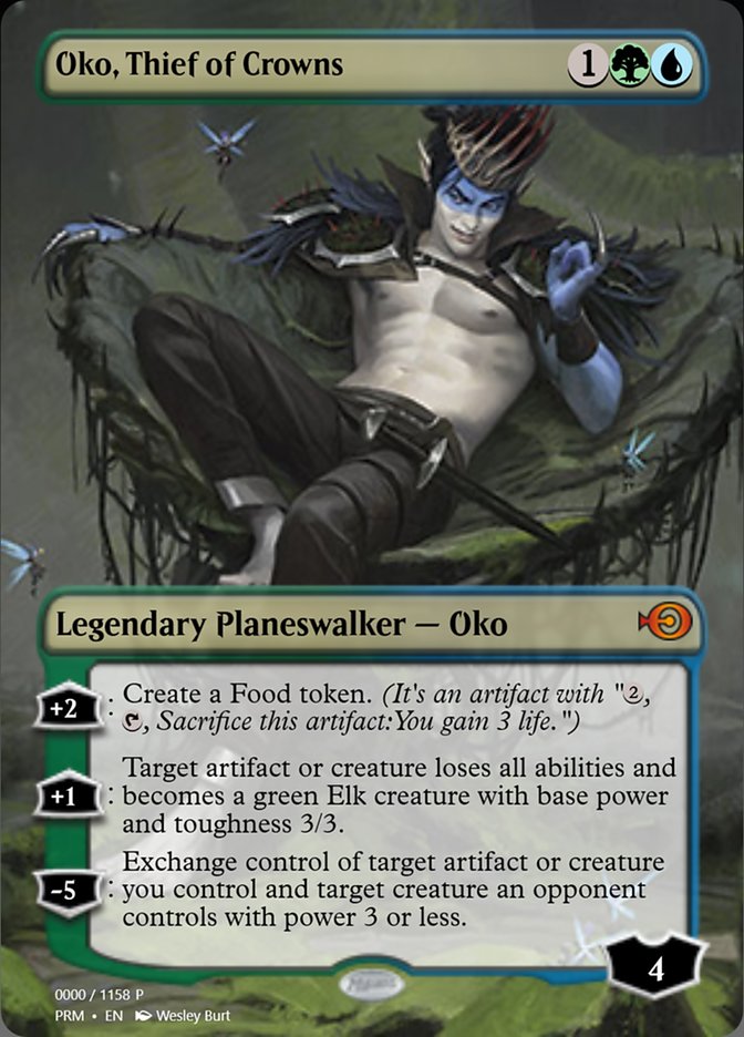 Magic the Gathering Card - Oko, Thief of Crowns - MTG Circle