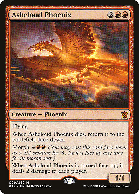 Magic the Gathering Card - Ashcloud Phoenix - MTG Circle