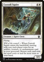 Magic the Gathering Card - Custodi Squire - MTG Circle