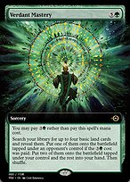 Magic the Gathering Card - Verdant Mastery - MTG Circle