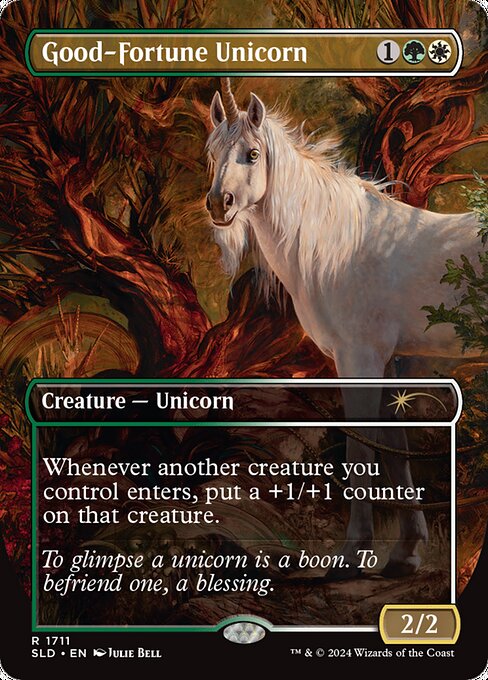 Magic the Gathering Card - Good-Fortune Unicorn - MTG Circle