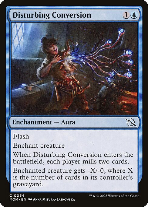 Magic the Gathering Card - Disturbing Conversion - MTG Circle