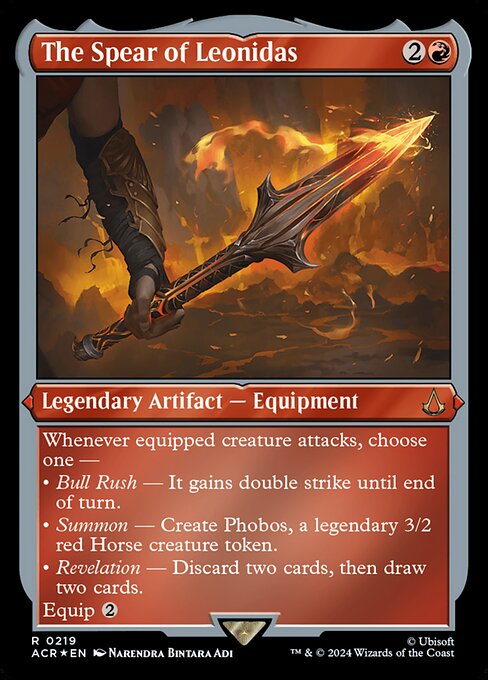 Magic the Gathering Card - The Spear of Leonidas - MTG Circle