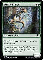 Magic the Gathering Card - Gemhide Sliver - MTG Circle