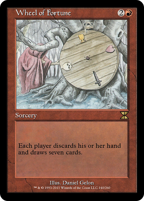 Magic the Gathering Card - Wheel of Fortune - MTG Circle