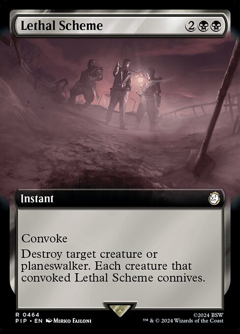 Magic the Gathering Card - Lethal Scheme - MTG Circle