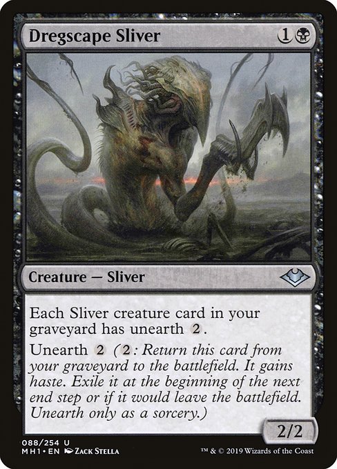 Magic the Gathering Card - Dregscape Sliver - MTG Circle