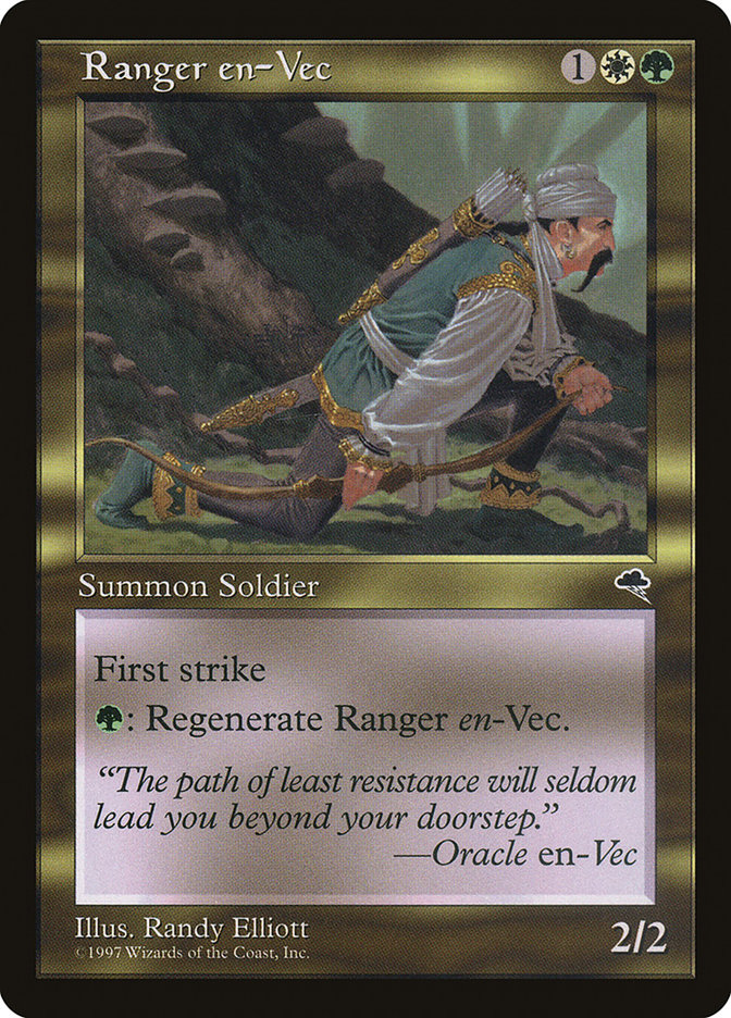 Magic the Gathering Card - Ranger en-Vec - MTG Circle