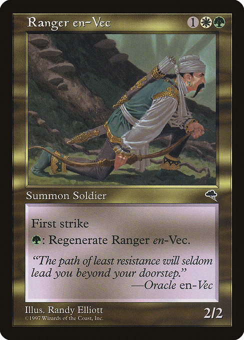 Magic the Gathering Card - Ranger en-Vec - MTG Circle