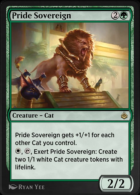 Magic the Gathering Card - Pride Sovereign - MTG Circle