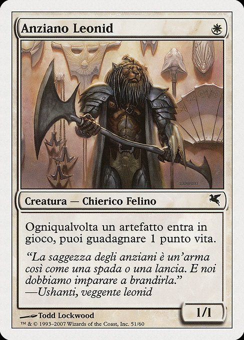 Magic the Gathering Card - Leonin Elder - MTG Circle