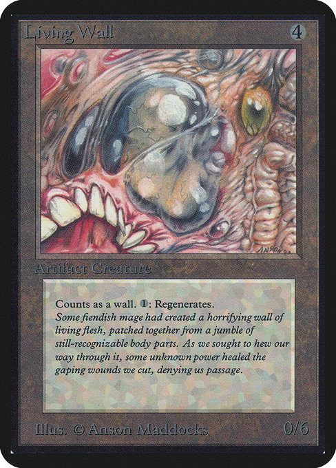 Magic the Gathering Card - Living Wall - MTG Circle