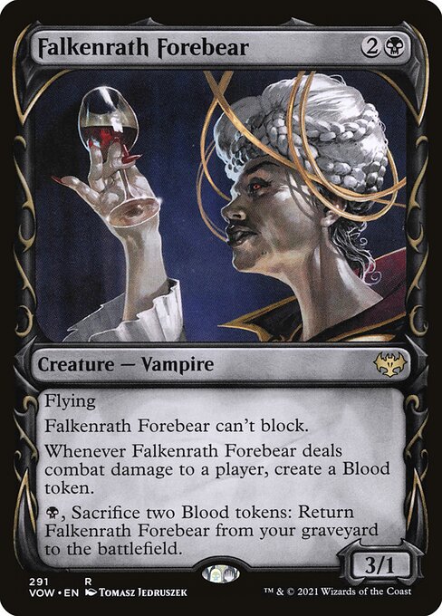 Magic the Gathering Card - Falkenrath Forebear - MTG Circle