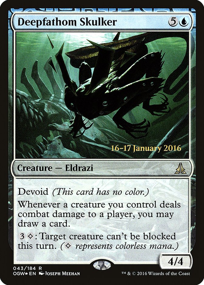 Magic the Gathering Card - Deepfathom Skulker - MTG Circle