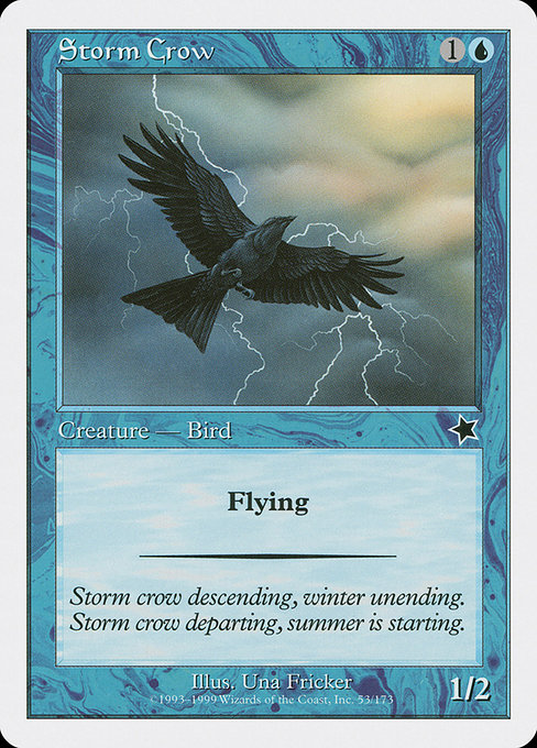 Magic the Gathering Card - Storm Crow - MTG Circle