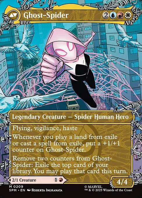 Magic the Gathering Card - Ghost-Spider - MTG Circle