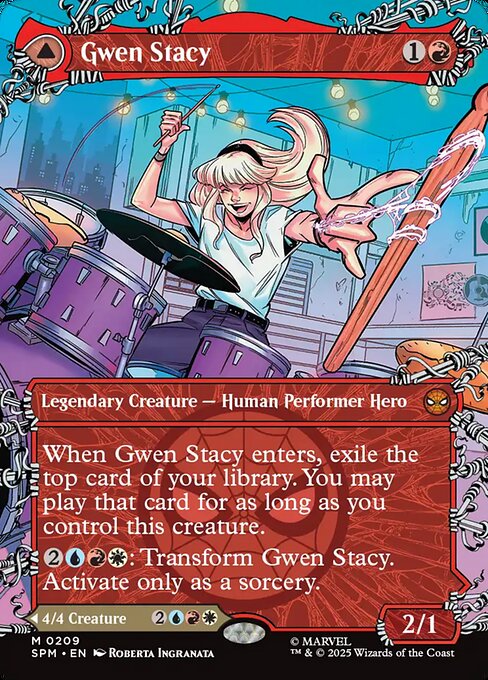 Magic the Gathering Card - Gwen Stacy - MTG Circle