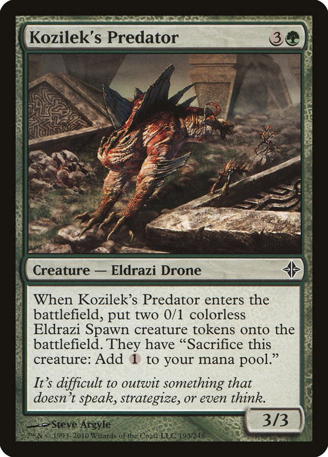Magic the Gathering Card - Kozilek's Predator - MTG Circle