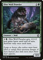 Magic the Gathering Card - Dire Wolf Prowler - MTG Circle