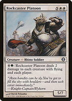 Magic the Gathering Card - Rockcaster Platoon - MTG Circle