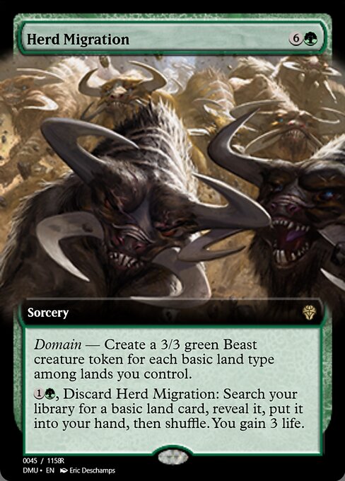 Magic the Gathering Card - Herd Migration - MTG Circle