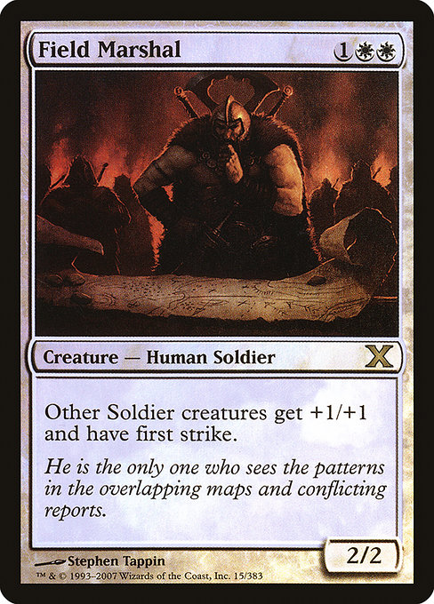 Magic the Gathering Card - Field Marshal - MTG Circle