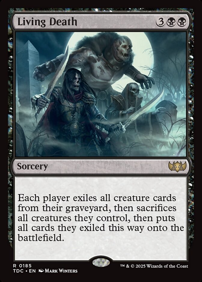 Magic the Gathering Card - Living Death - MTG Circle
