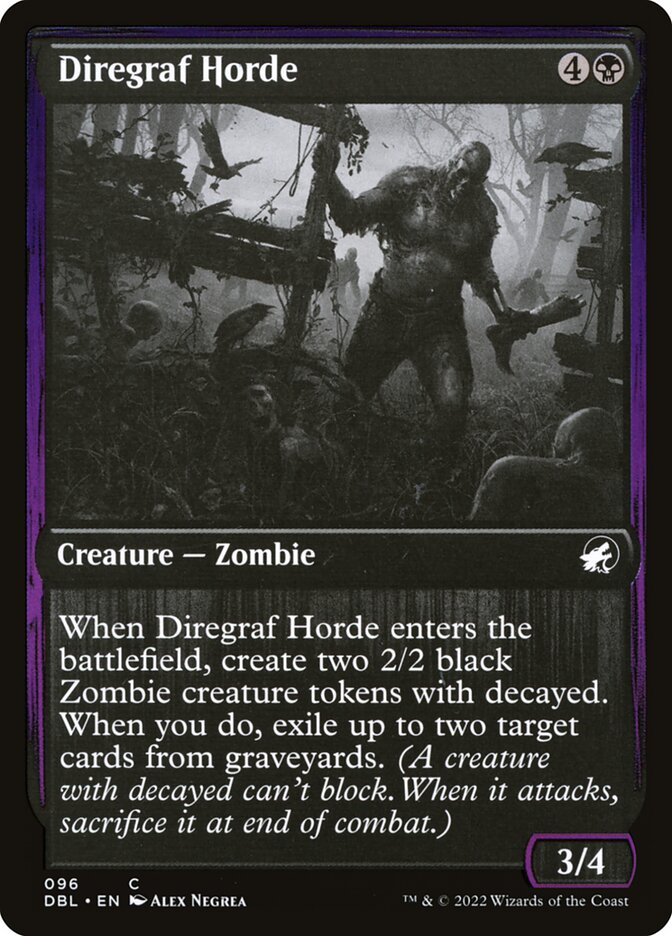 Magic the Gathering Card - Diregraf Horde - MTG Circle