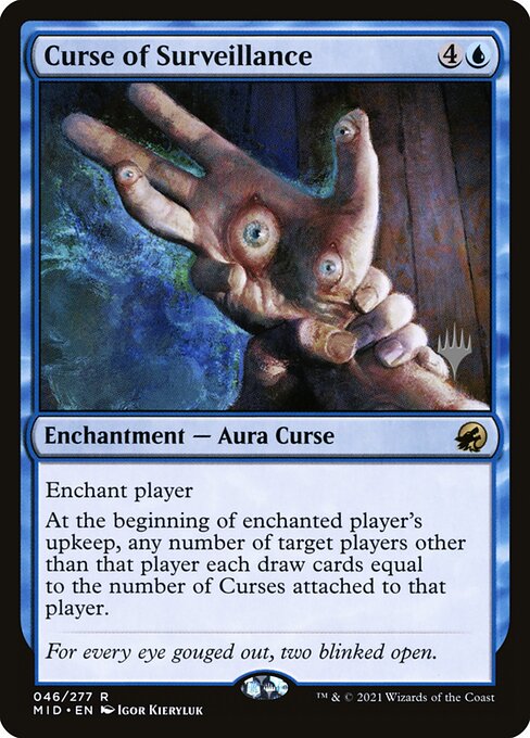 Magic the Gathering Card - Curse of Surveillance - MTG Circle