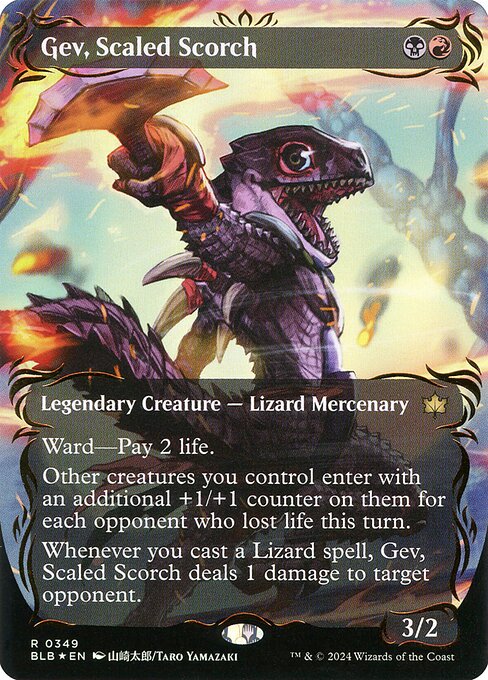 Magic the Gathering Card - Gev, Scaled Scorch - MTG Circle