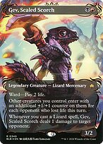 Magic the Gathering Card - Gev, Scaled Scorch - MTG Circle