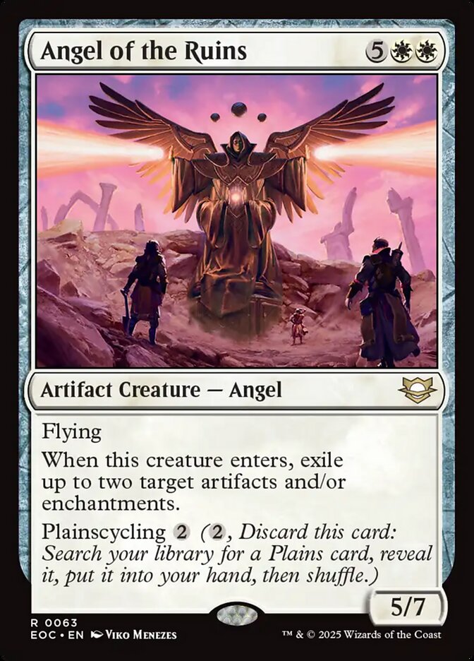 Magic the Gathering Card - Angel of the Ruins - MTG Circle
