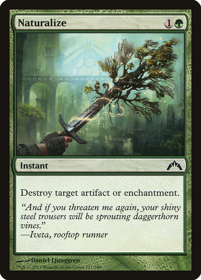 Magic the Gathering Card - Naturalize - MTG Circle