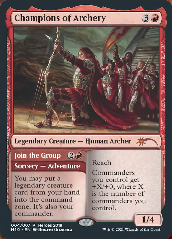 Magic the Gathering Card - Champions of Archery // Join the Group - MTG Circle