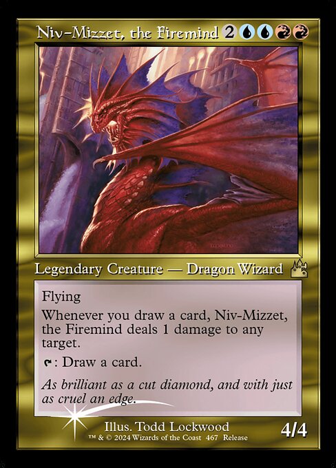 Magic the Gathering Card - Niv-Mizzet, the Firemind - MTG Circle