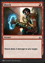 Magic the Gathering Card - Shock - MTG Circle