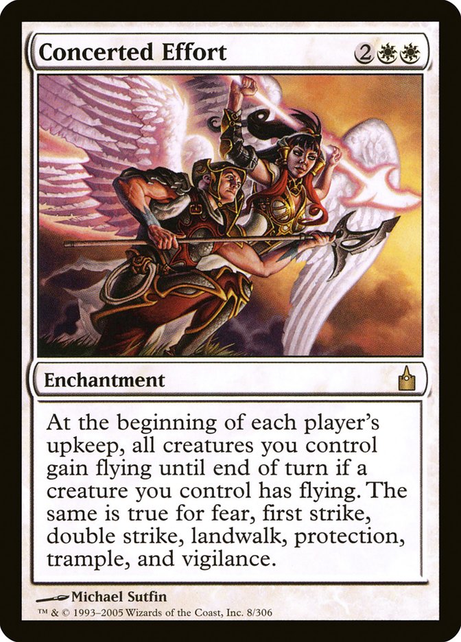 Magic the Gathering Card - Concerted Effort - MTG Circle