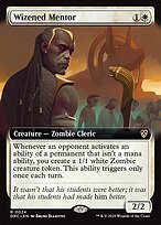 Magic the Gathering Card - Wizened Mentor - MTG Circle