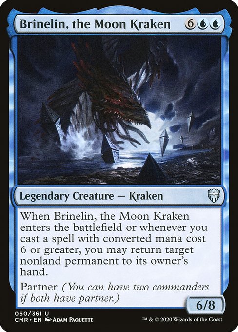 Magic the Gathering Card - Brinelin, the Moon Kraken - MTG Circle