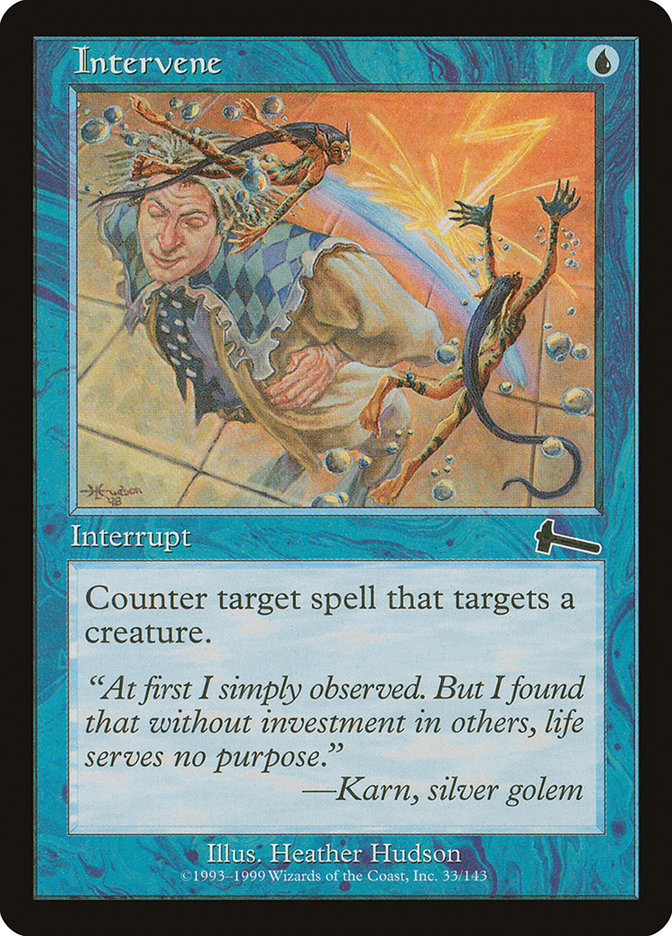Magic the Gathering Card - Intervene - MTG Circle
