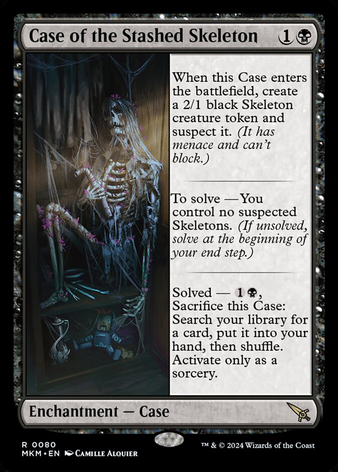 Magic the Gathering Card - Case of the Stashed Skeleton - MTG Circle