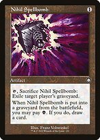 Magic the Gathering Card - Nihil Spellbomb - MTG Circle