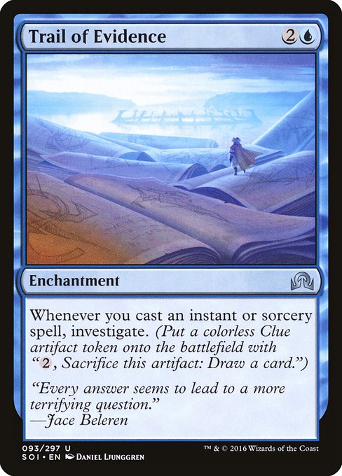 Magic the Gathering Card - Trail of Evidence - MTG Circle