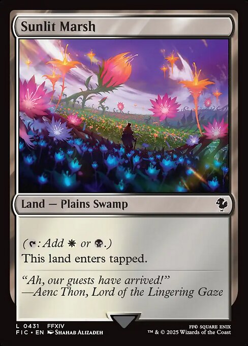 Magic the Gathering Card - Sunlit Marsh - MTG Circle