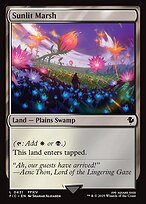 Magic the Gathering Card - Sunlit Marsh - MTG Circle