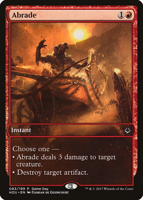 Magic the Gathering Card - Abrade - MTG Circle