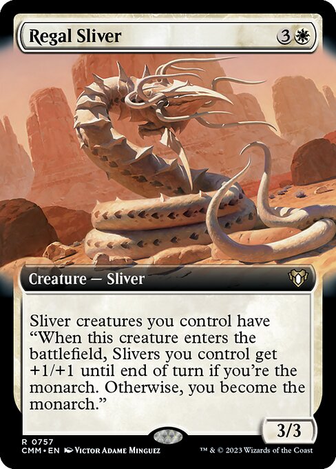 Magic the Gathering Card - Regal Sliver - MTG Circle