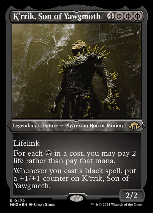 Magic the Gathering Card - K'rrik, Son of Yawgmoth - MTG Circle